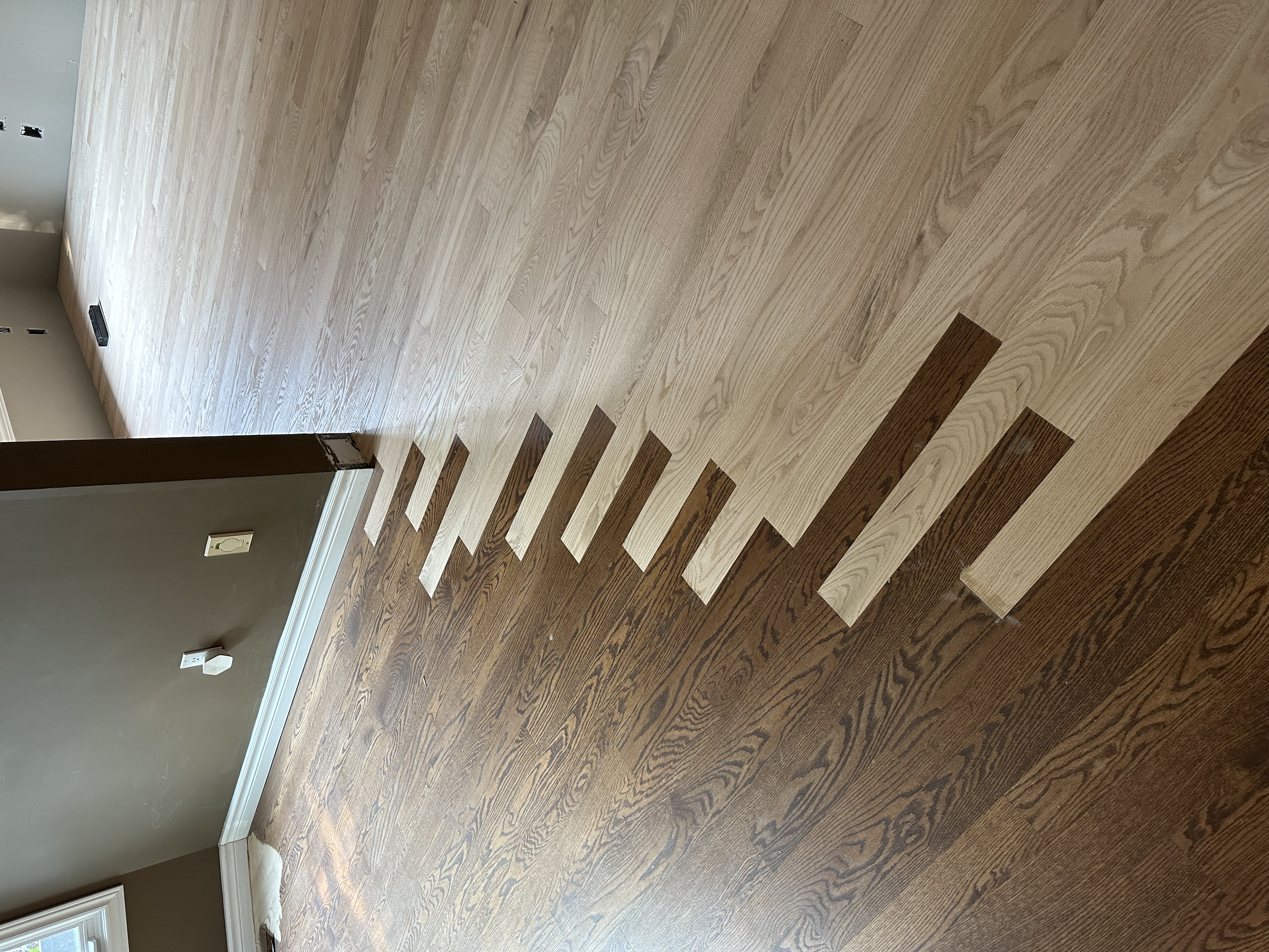 Staggering flooring into existing over top of Plywood An Image